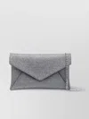 Stuart Weitzman Loveletter Envelope Clutch Chain Strap