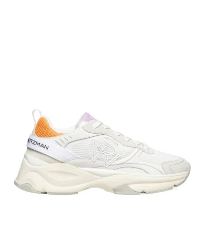 STUART WEITZMAN LOW-TOP CASUAL SHOES WITH LOGO PATTERN