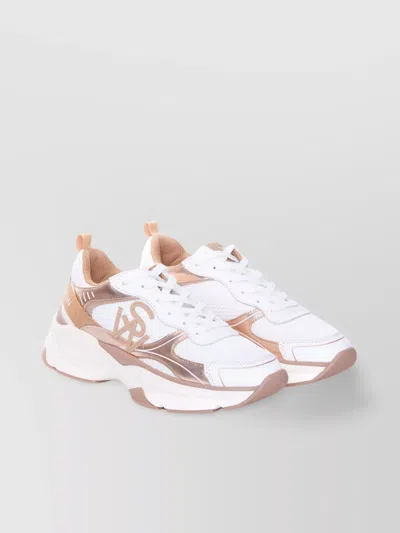 STUART WEITZMAN LOW TOP CHUNKY SOLE TRAINER SNEAKERS