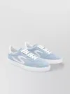 Stuart Weitzman Low Top Runaround Sneakers With Suede Finish