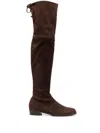 Stuart Weitzman Lowland 40mm Thigh-high Boots In Braun