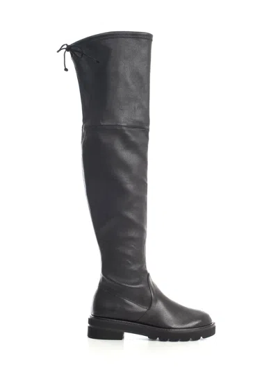 Stuart Weitzman Lowland Lift High Boots For Women In Gray