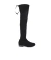 Stuart Weitzman Over-the-knee Boots With Luxurious Suede Finish And Elegant Design In Black