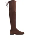 Stuart Weitzman Lowland Over-the-knee Boots In Brown