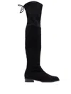 Stuart Weitzman Stivali Pelle Di Vitello Nero In Black