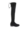 Stuart Weitzman Over-the-knee Boots With Luxurious Suede Finish And Elegant Design In Black