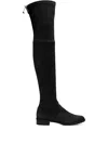 Stuart Weitzman Lowland Tie-back Boot In Black
