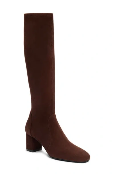 Stuart Weitzman Lucie Knee High Block Heel Boot In Multi