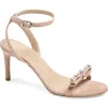 Stuart Weitzman Luella Ankle Strap Sandal In Pink