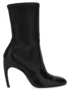 Stuart Weitzman Woman Ankle Boots Black Size 7.5 Leather In Black