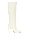 Stuart Weitzman Lux Curl Boots Boots, Ankle Boots White In White