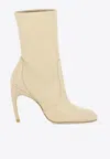 Stuart Weitzman Luxecurve 100 Nappa Leather Ankle Boots