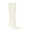 Stuart Weitzman Luxecurve Knee-high Boots In White