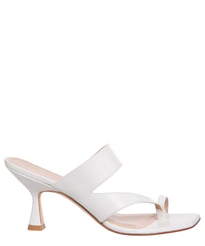 Stuart Weitzman Lyla Heeled Sandals In White