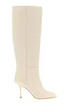 Stuart Weitzman Madison Leather Boots In White
