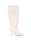 Stuart Weitzman Madison Leather Boots In White