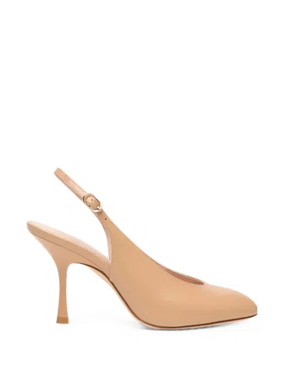 Stuart Weitzman Madison Slingback Pumps In Neutral