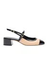 Stuart Weitzman Beige Slingback Pumps