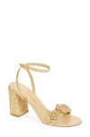 Stuart Weitzman Magnolia Block Heel In Natural In Natural Tonal