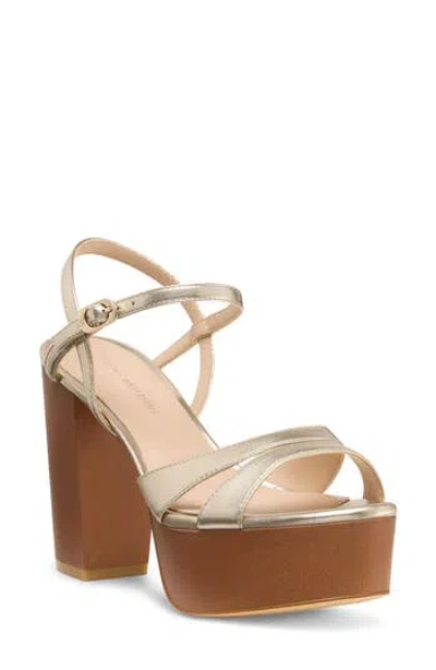 Stuart Weitzman Maia Platform Sandal In Red