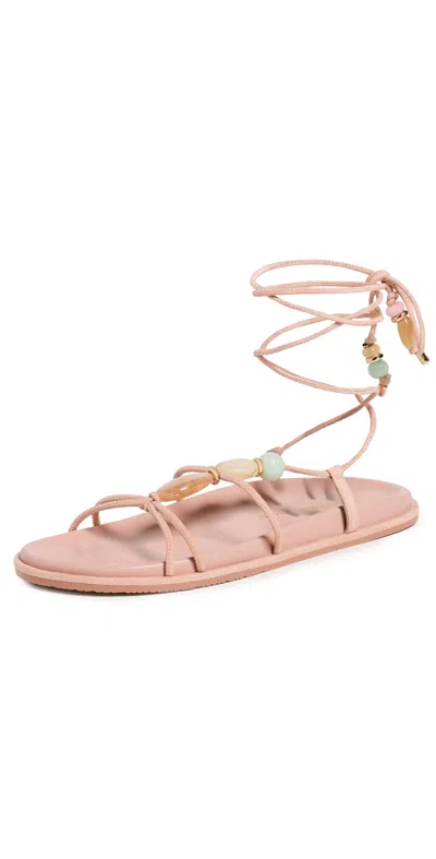 Stuart Weitzman Majorca Wrap Sport Sandals Blushful In Pink
