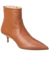 STUART WEITZMAN STUART WEITZMAN MARA 50 ZIP LEATHER BOOTIE