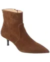 Stuart Weitzman Women's Mara Suede Kitten Ankle Boots