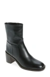 Stuart Weitzman Maris Zip Bootie In Black