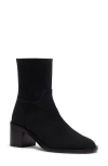 Stuart Weitzman Maris Zip Bootie In Black