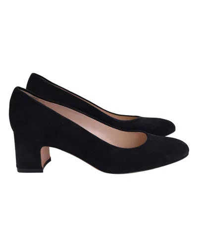 Stuart Weitzman Curve Block 85 Pumps In Blue