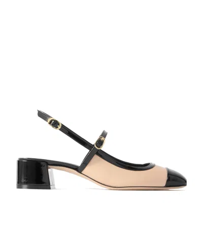 Stuart Weitzman Mary Jane High Heel Sandals In Black