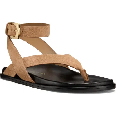 Stuart Weitzman Marykate Ankle Strap Sandal In Animal Print