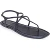 Stuart Weitzman Matilda Metallic Sandal In Nice Blue Liquid Metallic