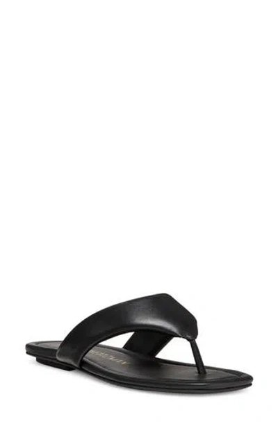 Stuart Weitzman Maui Flip Flop In Black