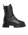 Stuart Weitzman Maverick Bedford Boot With Rubber Sole In Black