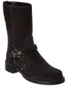 Stuart Weitzman Maverick Suede Bootie In Black