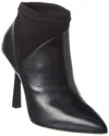 Stuart Weitzman Max Leather Bootie In Black