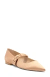 Stuart Weitzman Maxine Ballet Flat In Gldn Beige