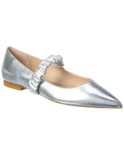 STUART WEITZMAN STUART WEITZMAN MAXINE LEATHER BALLET FLAT