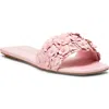 Stuart Weitzman Meadow Slide In Pink Marshmallow