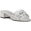 Stuart Weitzman Women's Meadow 35 Slide Sandals In Silver