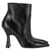 Stuart Weitzman Melena Ankle Boots In Black Leather In Black