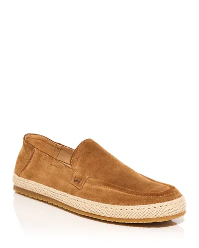 Stuart Weitzman Men's Bala Espadrille Loafers In Brown