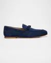 Stuart Weitzman Men's Bennett Suede Loafers