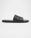 Stuart Weitzman Brentin Slide Sandal In Black