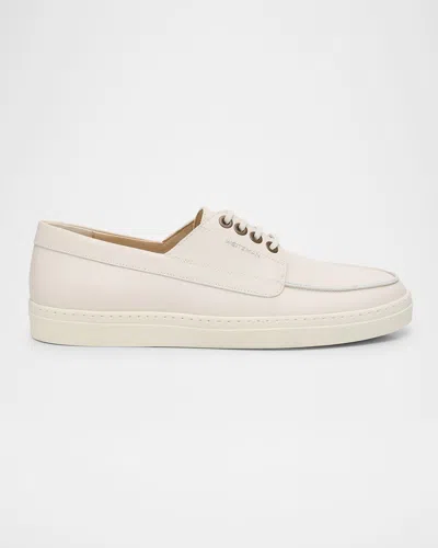 STUART WEITZMAN MEN'S BRISTOL LEATHER BOAT SHOES