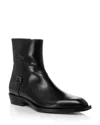 Stuart Weitzman Cavalry Snip Toe Boot In Black