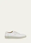 STUART WEITZMAN MEN'S HAMPTONS LEATHER LOW-TOP SNEAKERS