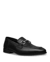 Stuart Weitzman Men's Simon Twistbit Slip On Loafers In Black