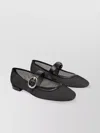 Stuart Weitzman Mesh Fishnet Round Toe Ballerina Shoes